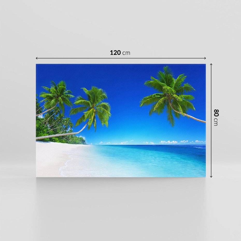 Obraz na płótnie 120x80 - Wyspa tropikalna: egzotyczne piękno - wyspa, tropikalna