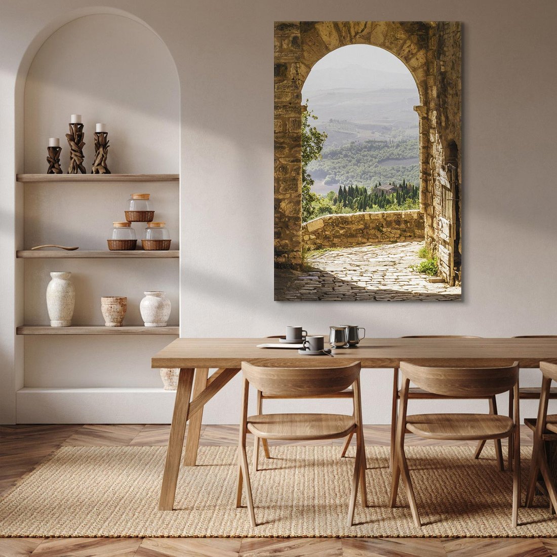 Obraz na płótnie 50x70 - Słoneczne Piękno Włoch i Prowansji - Włochy, Prowansja