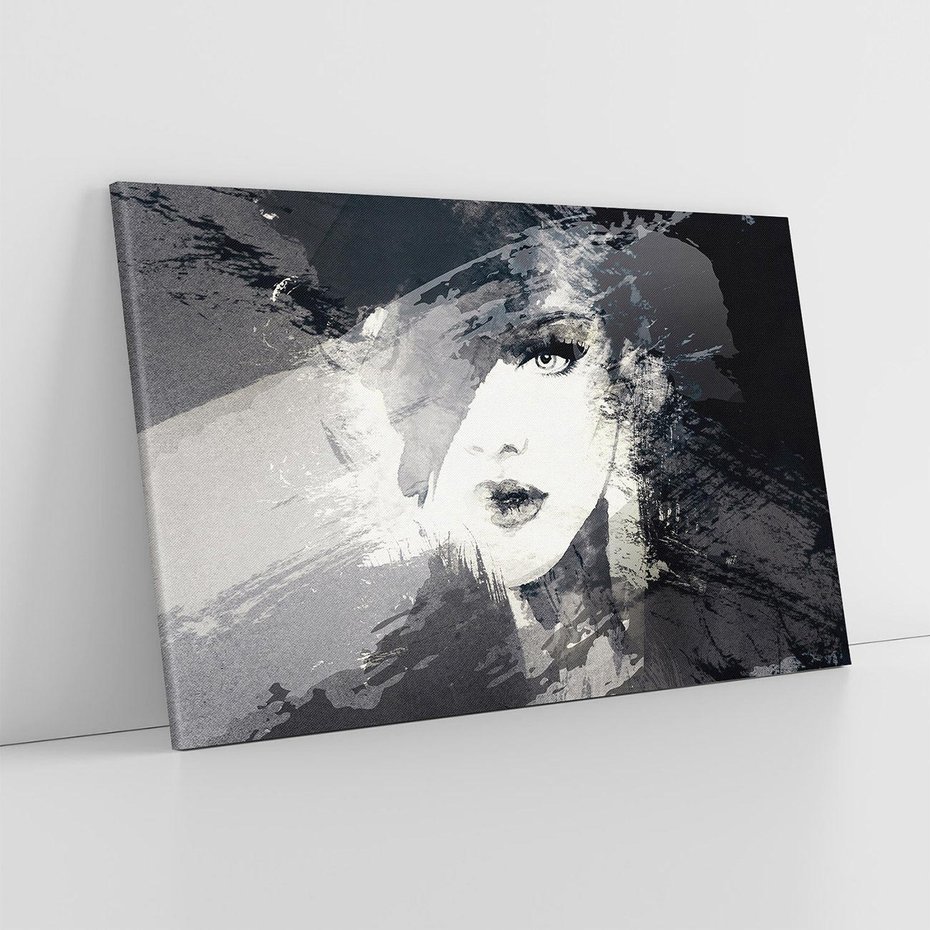 Obraz na płótnie 100x70 - Abstrakcyjna wizja kobiety - abstrakcja, kobieta