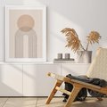 Plakat bez ramy 21x30 - Konturem Zdefiniowane - boho plakat, minimalizm
