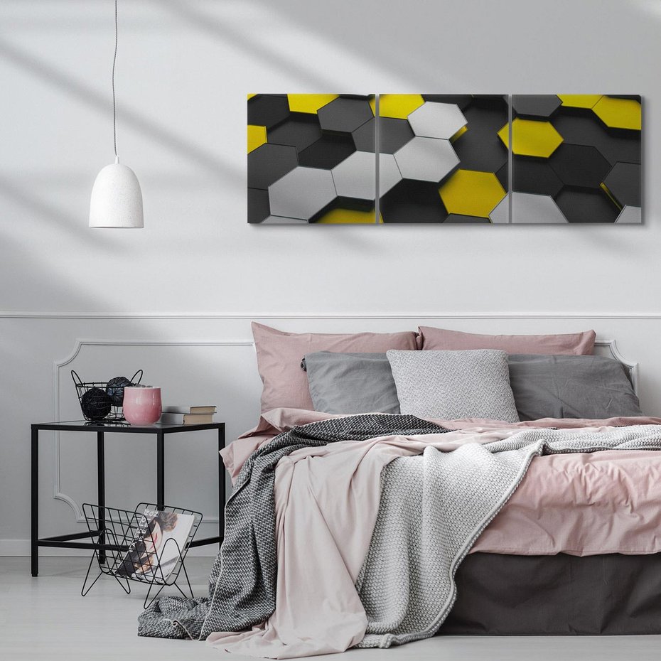 Obraz na płótnie 120x40 - Wymiar abstrakcji - 3D, abstrakcja