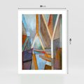Plakat bez ramy 30x40 - Geometria abstrakcji - abstrakcja, geometria