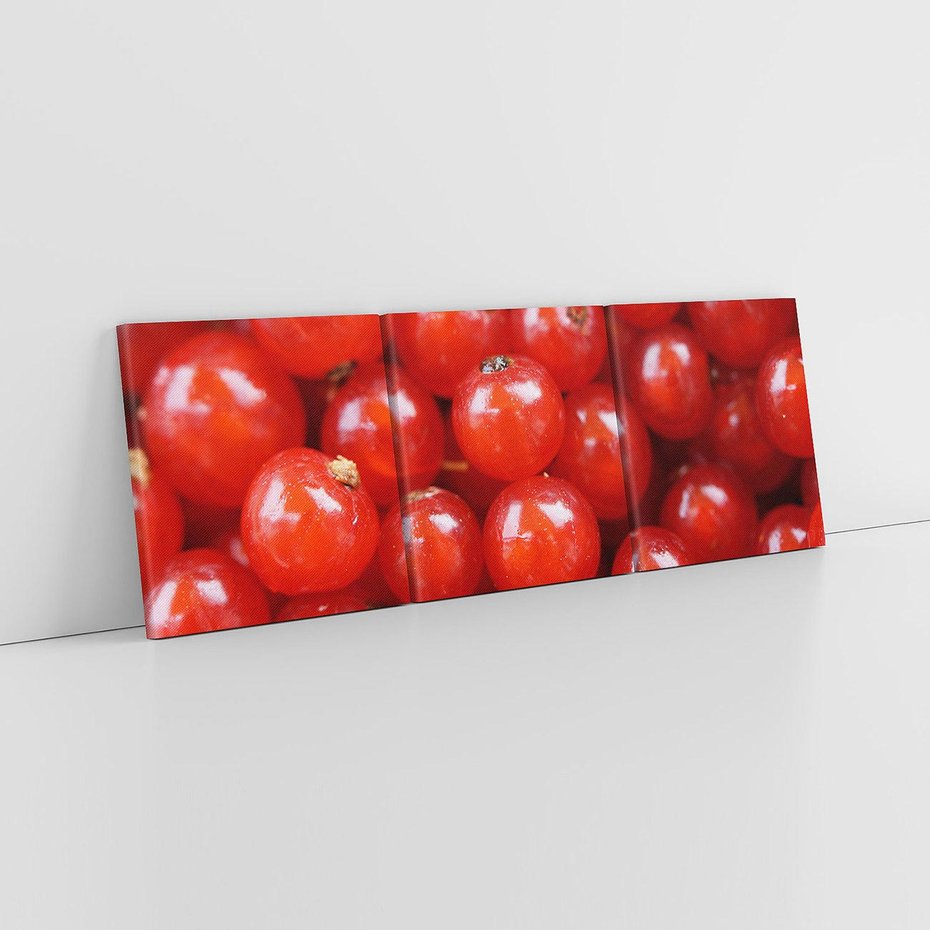 Obraz na płótnie 150x50 - Pożeczka - Czerwony Skarb - pożeczka, owoc