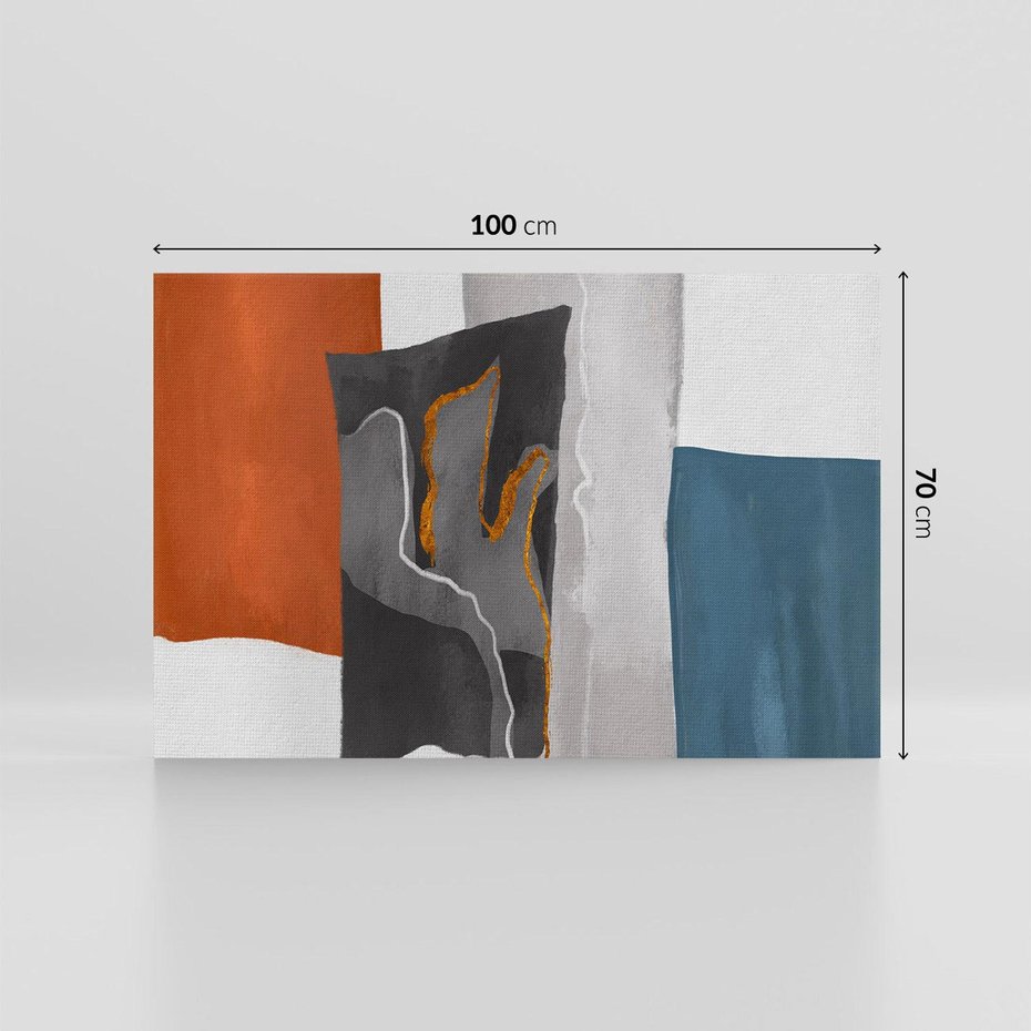 Obraz na płótnie 100x70 - Nowoczesna geometria - nowoczesny, geometryczny