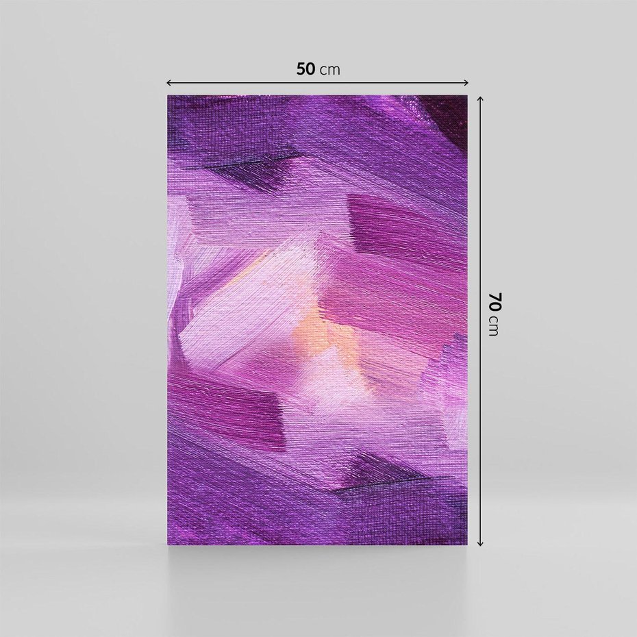 Obraz na płótnie 50x70 - Abstrakcyjna gra kolorów - abstrakcja, akwarela