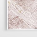 Obraz w ramie 50x70 - Wyjątkowa Stylizacja - marmur, złoto - rama biała