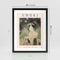 Plakat w ramie 40x50 - Sztuki Choki w Twoim Domu - reprodukcja, rycina - rama czarna