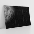 Obraz na płótnie 120x80 - Nocne opowieści księżycowe - księżyc, kosmos