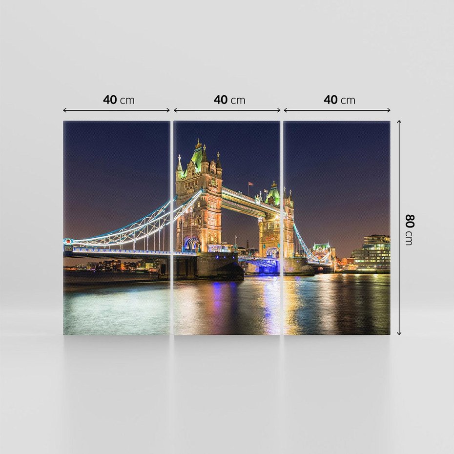 Obraz na płótnie 120x80 - Ikoniczny Tower Bridge - Most, Londyn