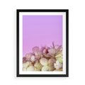 Plakat w ramie 50x70 - Kwiatowa Uroda - kwiaty, hortensje - rama czarna