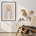 Plakat bez ramy 21x30 - Konturem Zdefiniowane - boho plakat, minimalizm