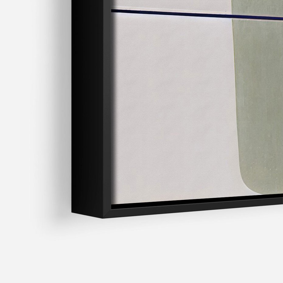 Obraz w ramie 50x70 - Sztuka Abstrakcji - geometryczne kształty, kolorowe prostokąty - rama czarna