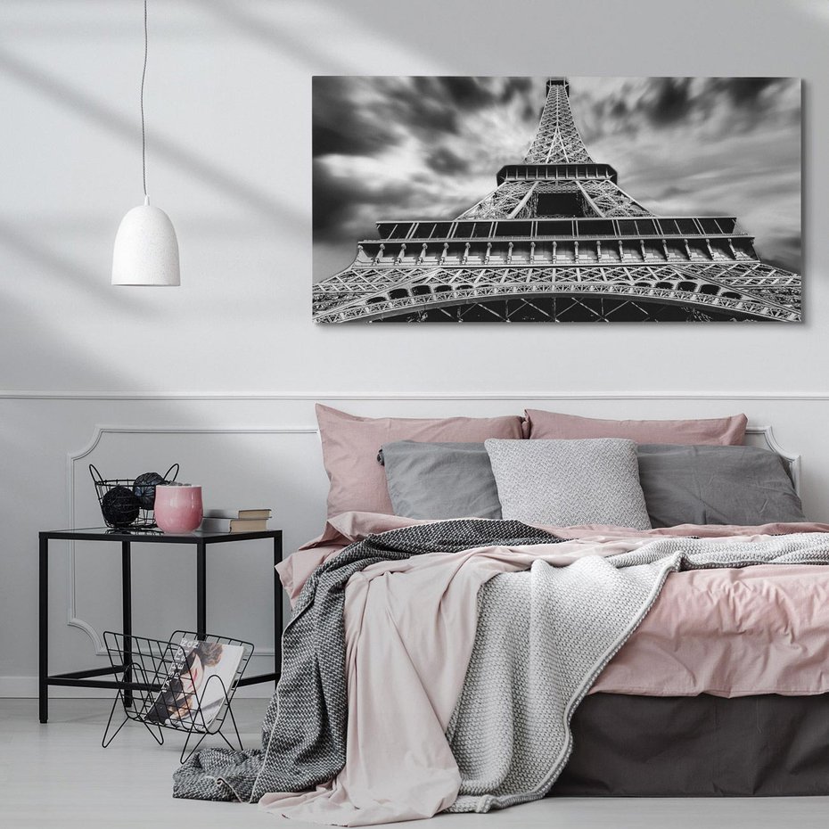 Obraz na płótnie 120x60 - Wieża Eiffla w Paryżu - Wieża, Eiffla