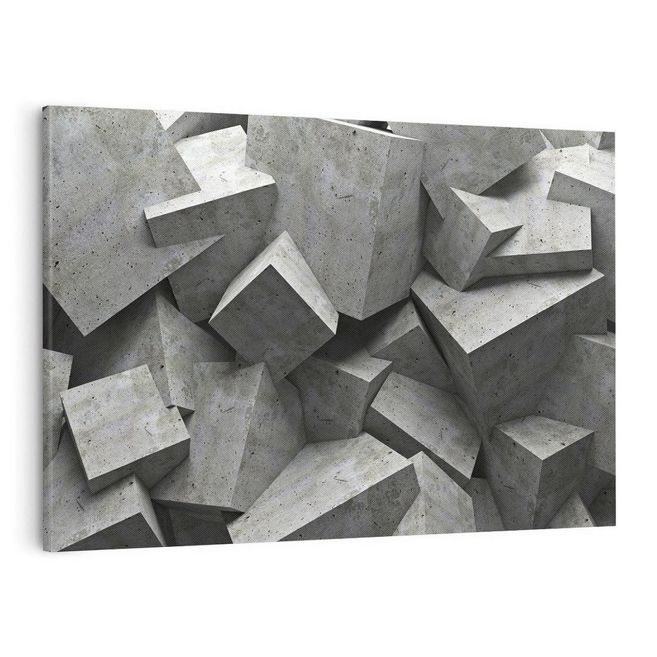 Obraz na płótnie 120x80 - Abstrakcja w Trzech Wymiarach - 3D, abstrakcja