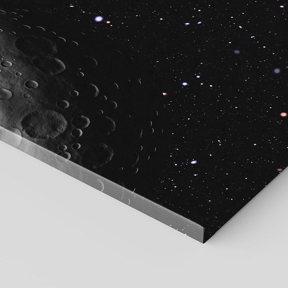 Obraz na płótnie 50x50 - Księżyc kosmiczny - księżyc, kosmos