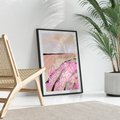 Plakat bez ramy 21x30 - Harmonijny Świt - pastelowy krajobraz, nowoczesny plakat