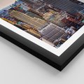 Plakat w ramie 50x70 - Manhattan - Wieżowce Nowego Jorku - Manhattan, Nowy Jork - rama czarna