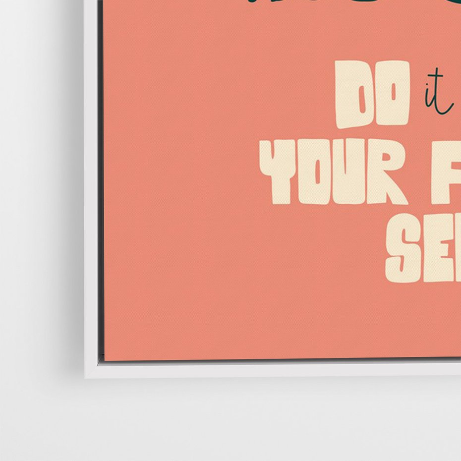 Obraz w ramie 70x100 - Mgliste Refleksje - nowoczesny plakat, różowe tło - rama biała