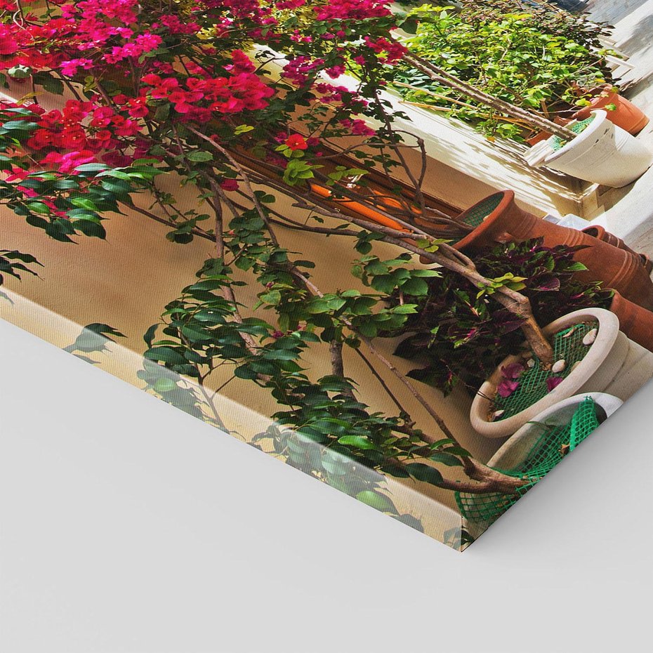 Obraz na płótnie 70x50 - Urok uliczek i miasteczka - Grecja, uliczka