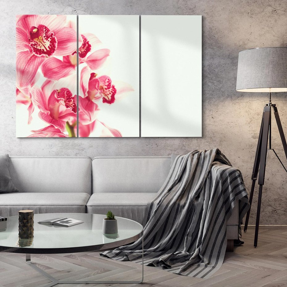 Obraz na płótnie 120x80 - Orchidea - delikatne kwiaty - orchidea, kwiaty