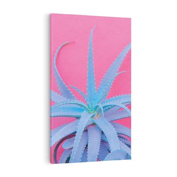 Obraz na płótnie 50x70 - Piękno Pustyni - kaktusy, liście