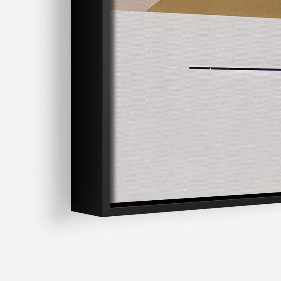 Obraz w ramie 100x70 - Sztuka Abstrakcji - geometryczne kształty, kolorowe prostokąty - rama czarna