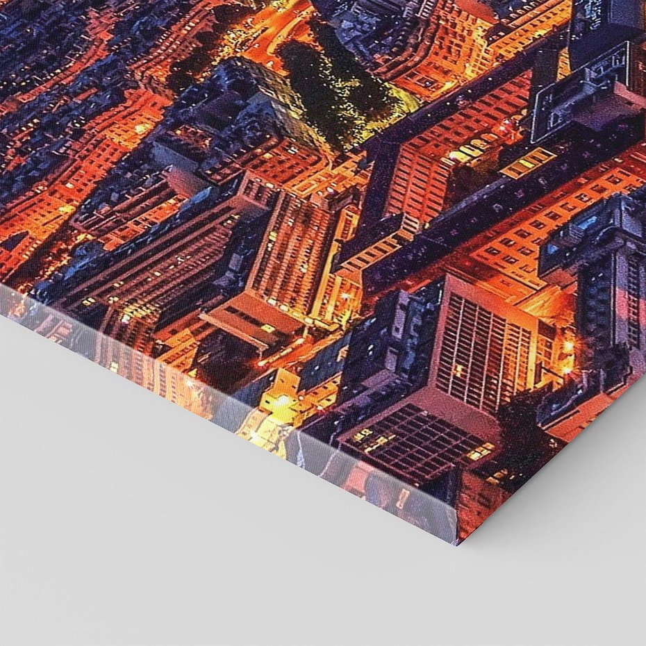 Obraz na płótnie 70x100 - Nocne impresje Paryża - Paryż, noc