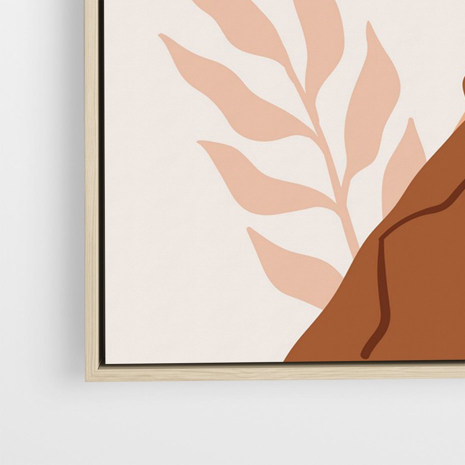 Obraz w ramie 50x70 - Kobieca Pasja - nowoczesny plakat, styl retro - rama drewno