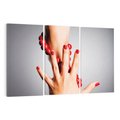 Obraz na płótnie 120x80 - Manicure i Pedicure - Piękno Paznokci - manicure, pedicure