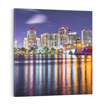 Obraz na płótnie 80x80 - Floryda - Miasto pełne energii - Floryda, USA