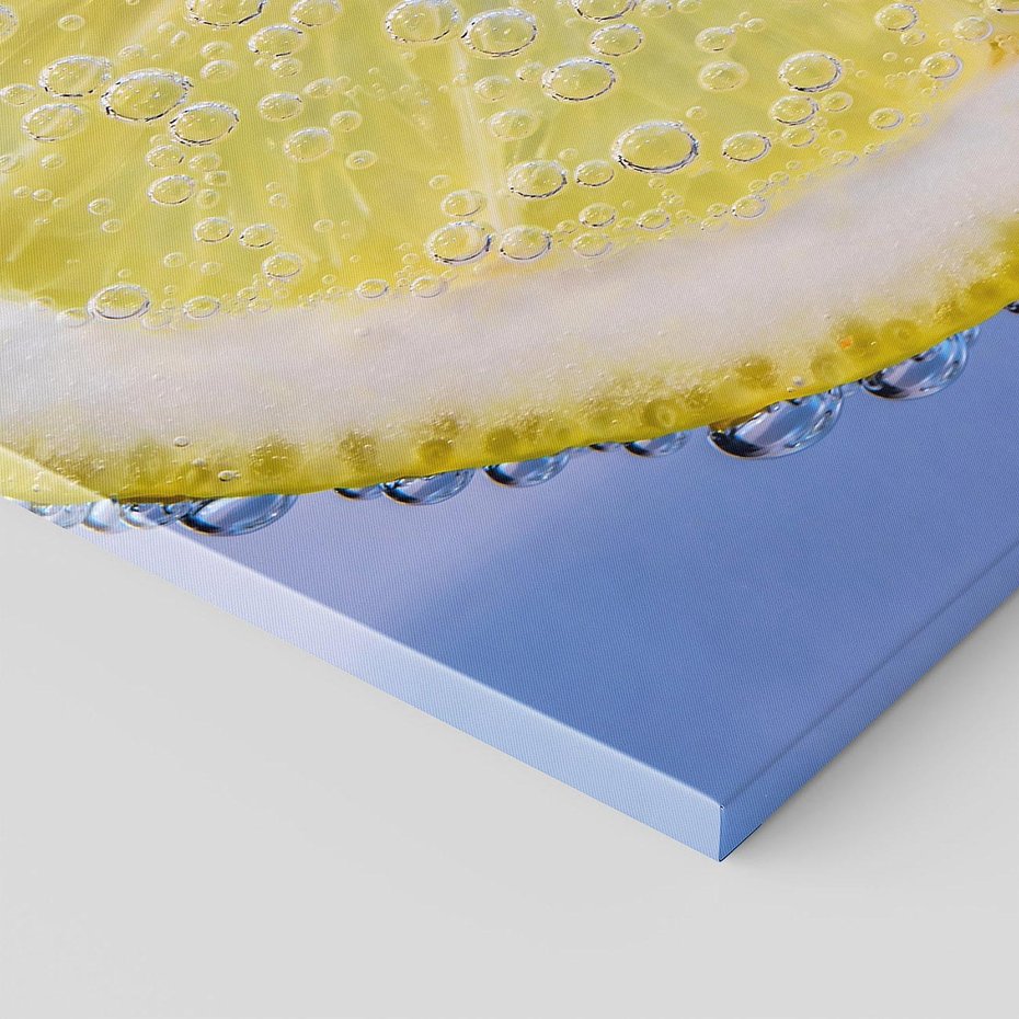 Obraz na płótnie 120x80 - Cytryna - Żółte Orzeźwienie - cytryna, owoce