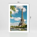 Plakat bez ramy 50x70 - Paryż Eiffla - Paryż, Eiffla