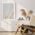 Plakat bez ramy 30x40 - Biały Spokój - białe trawy, suche trawy pampas