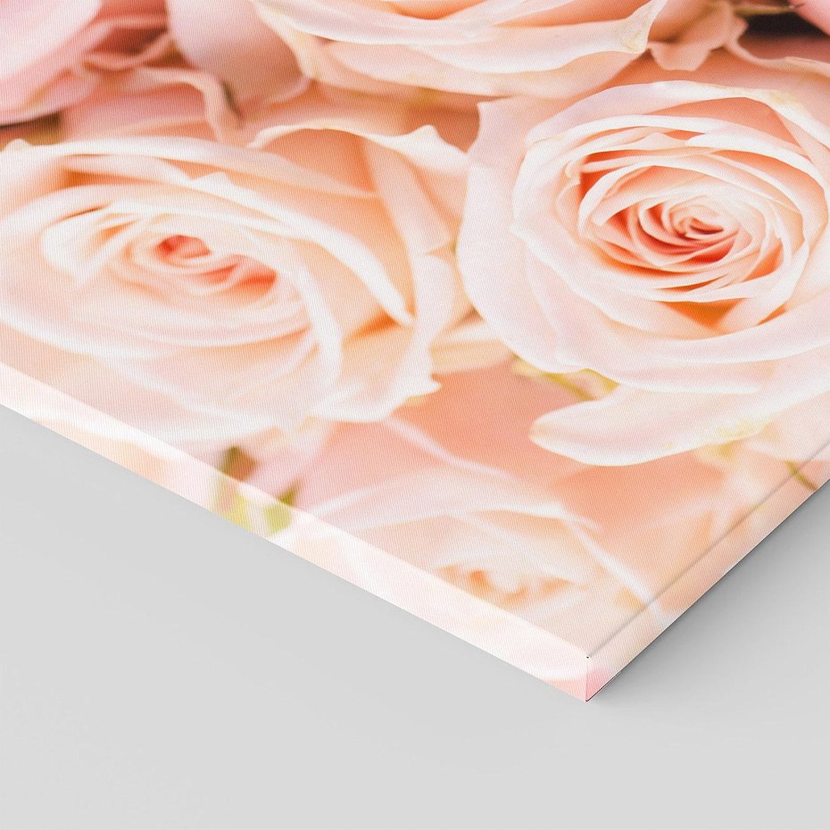 Obraz na płótnie 120x40 - Delikatność róż - piękno natury - róże, kwiaty