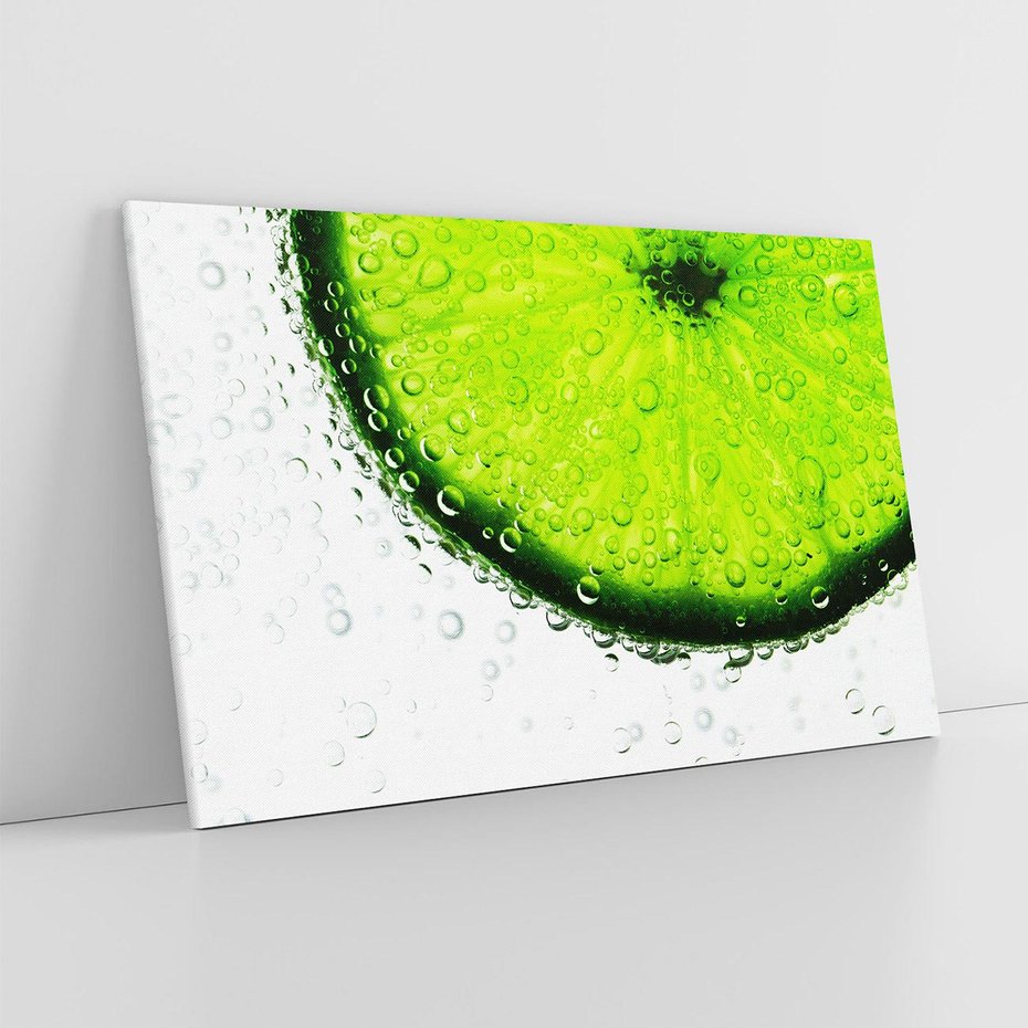 Obraz na płótnie 120x80 - Świeżość i kwasowość limonki - limnka, owoce