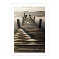 Plakat bez ramy 40x50 - Pomost nad jeziorem - pomost, jezioro