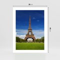 Plakat bez ramy 30x40 - Eiffla: symbole Paryża - Eiffla, Paryż