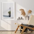 Plakat bez ramy 30x40 - Błękitne wybrzeże - Santorini, Grecja