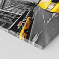 Obraz na płótnie 30x30 - Dynamiczny TAXI w Nowym Jorku - TAXI, NY