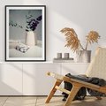 Plakat bez ramy 21x30 - Eukaliptusowa Cisza - kompozycja, liście eukaliptusa w wazonie