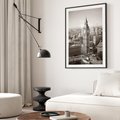 Plakat w ramie 50x70 - Magiczna esencja Londynu: Big Ben i miasto - Big Ben, Londyn - rama czarna