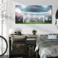 Obraz na płótnie 120x60 - Strzał do bramki - piłka, nożna
