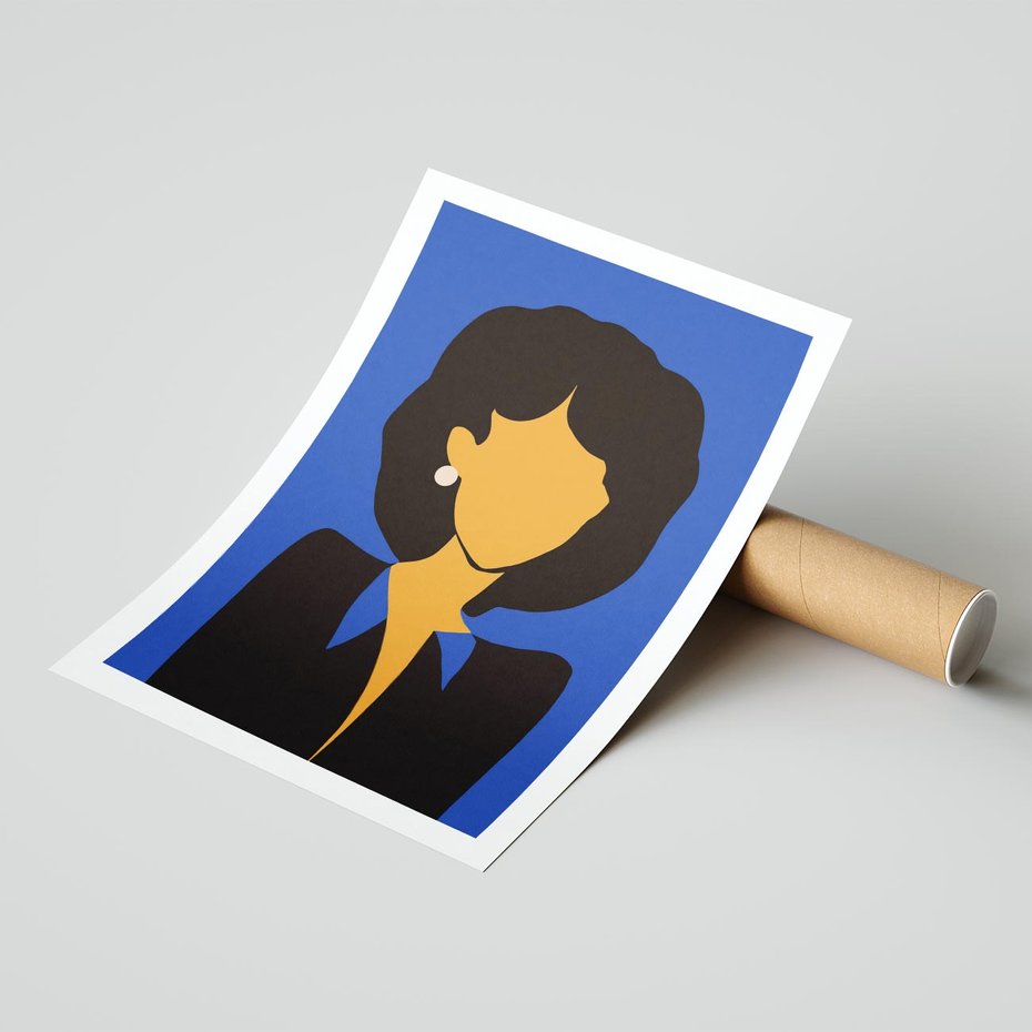 Plakat bez ramy 40x50 - Modernistyczne Wibracje - sztuka nowoczesna, plakat