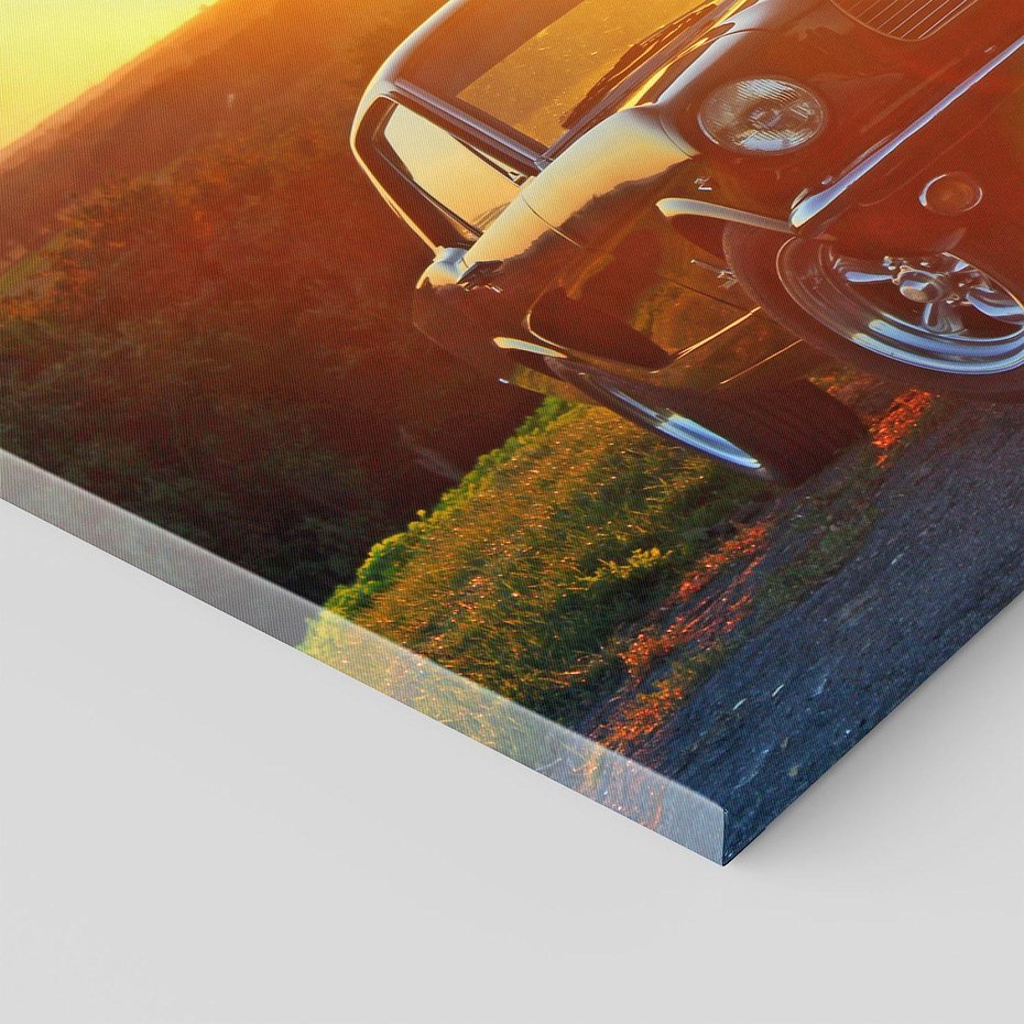 Obraz na płótnie 100x70 - Moc i elegancja - Ford Mustang, samochód