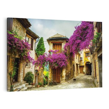 Obraz na płótnie 100x70 - Urok francuskiej uliczki - Francja, uliczka