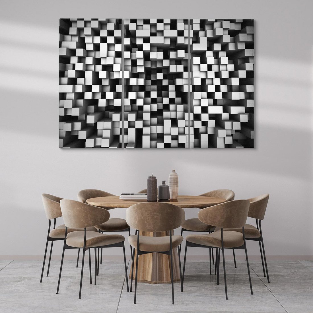 Obraz na płótnie 120x80 - Abstrakcyjne wizje w 3D - 3D, abstrakcja