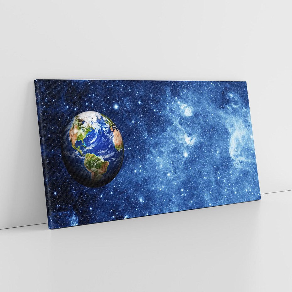 Obraz na płótnie 100x50 - Kosmiczne podróże na Ziemię - kosmos, ziemia