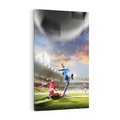 Obraz na płótnie 70x100 - Ekscytacja Sportowego Świata - gol, mecz