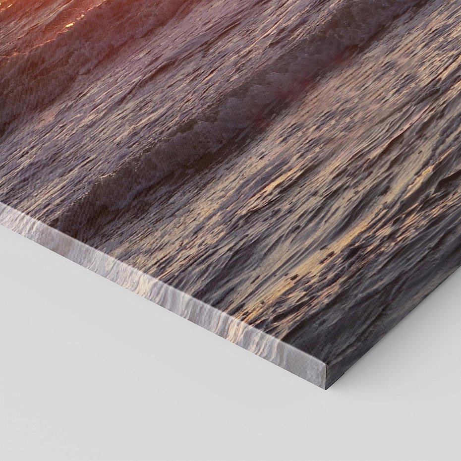 Obraz na płótnie 70x100 - Zachód Słońca Nad Morzem - zachód słońca,