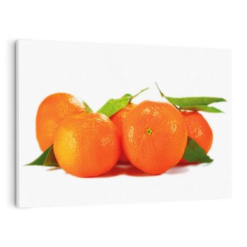 Obraz na płótnie 120x80 - Mandarynki - Owocowy Zestaw - mandarynki, owoce